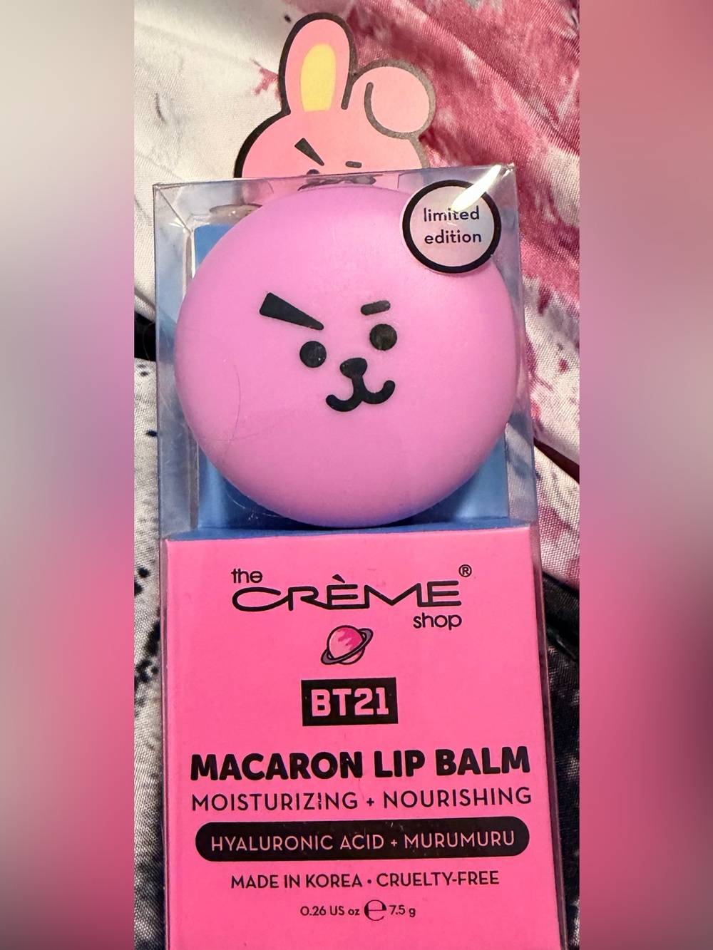 The Creme Shop Macaron Lip Balm - Moisturizing & Nourishing. Limited edition NWT